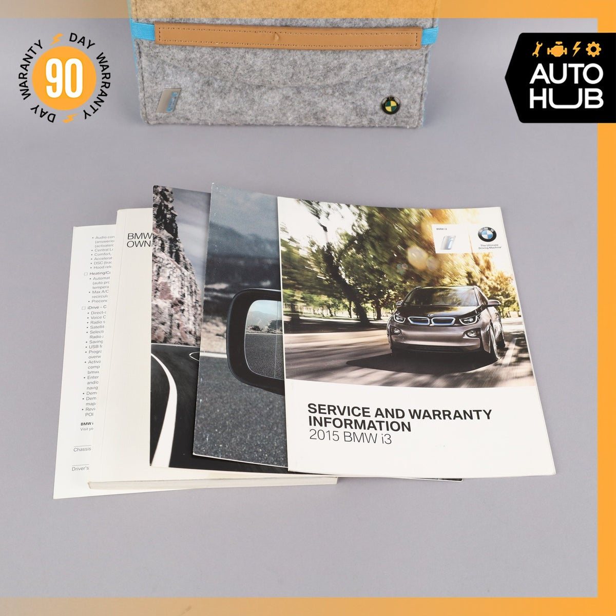 2015 BMW i3 I01 Owner's Operator's Manual Book Assembly OEM - photo 4