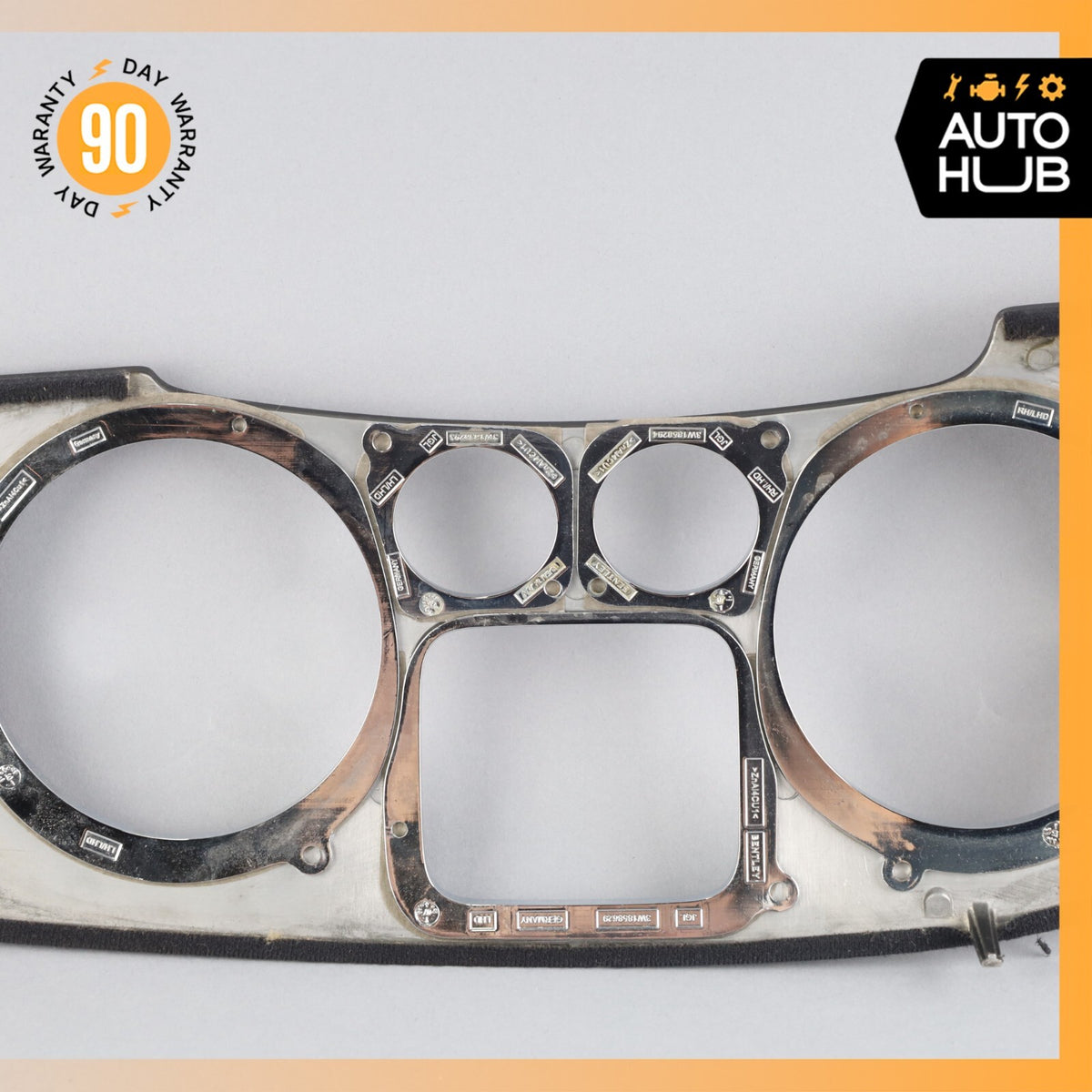 03-13 Bentley Continental GTC GT Dash Panel Speedometer Bezel Trim Wood OEM 46k - photo 8