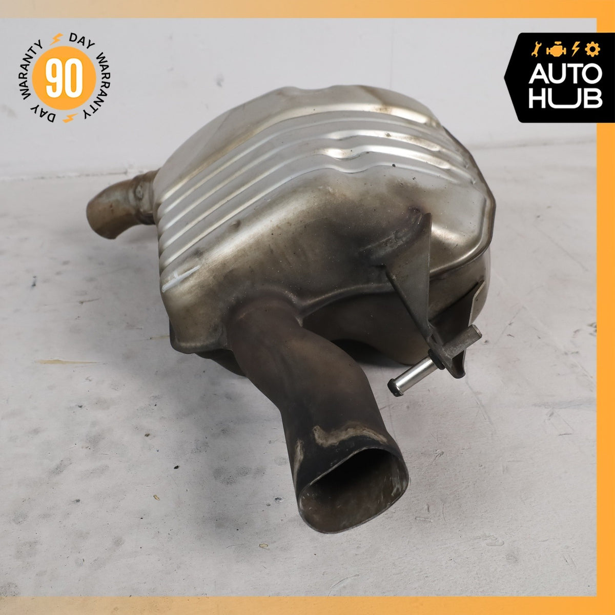 17-18 Mercedes W213 E43 AMG Left & Right Side Exhaust Muffler Mufflers OEM 77k - photo 10