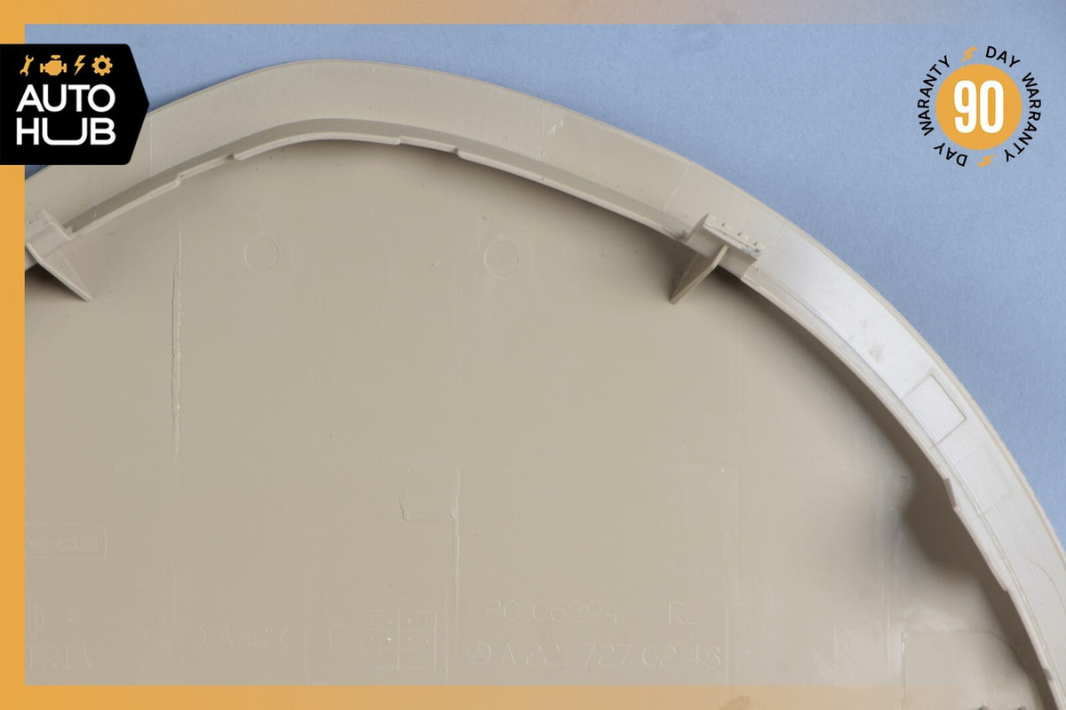 07-13 Mercedes W221 S400 S550 Right Interior Door Panel Trim Cover Beige OEM - photo 9