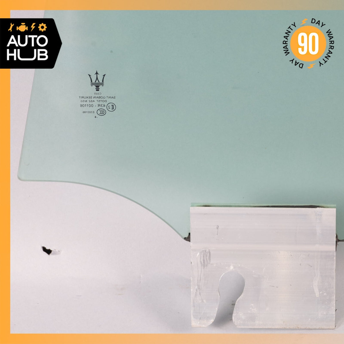 14-22 Maserati Ghibli M157 Rear Right Side Door Window Glass OEM - photo 14
