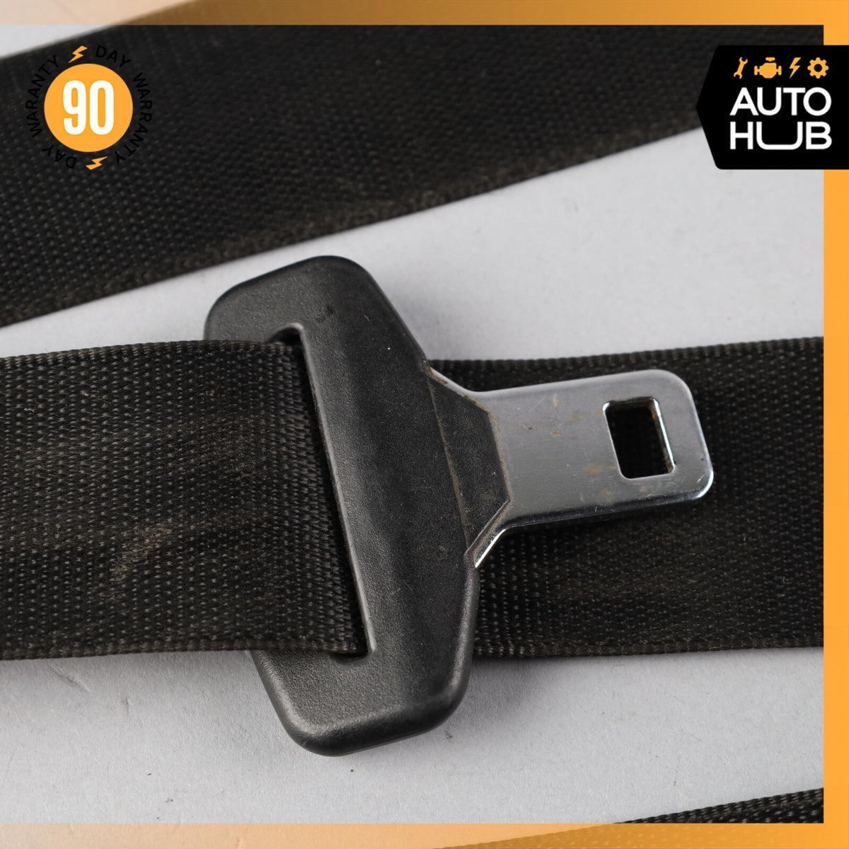 06-11 Mercedes W219 CLS550 CLS55 Front Left Driver Side Seat Belt Black OEM - photo 7