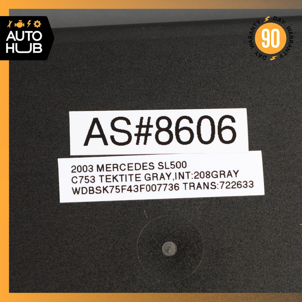 03-12 Mercedes R230 SL500 SL55 AMG SL550 Door Control Module Left Side OEM - photo 10