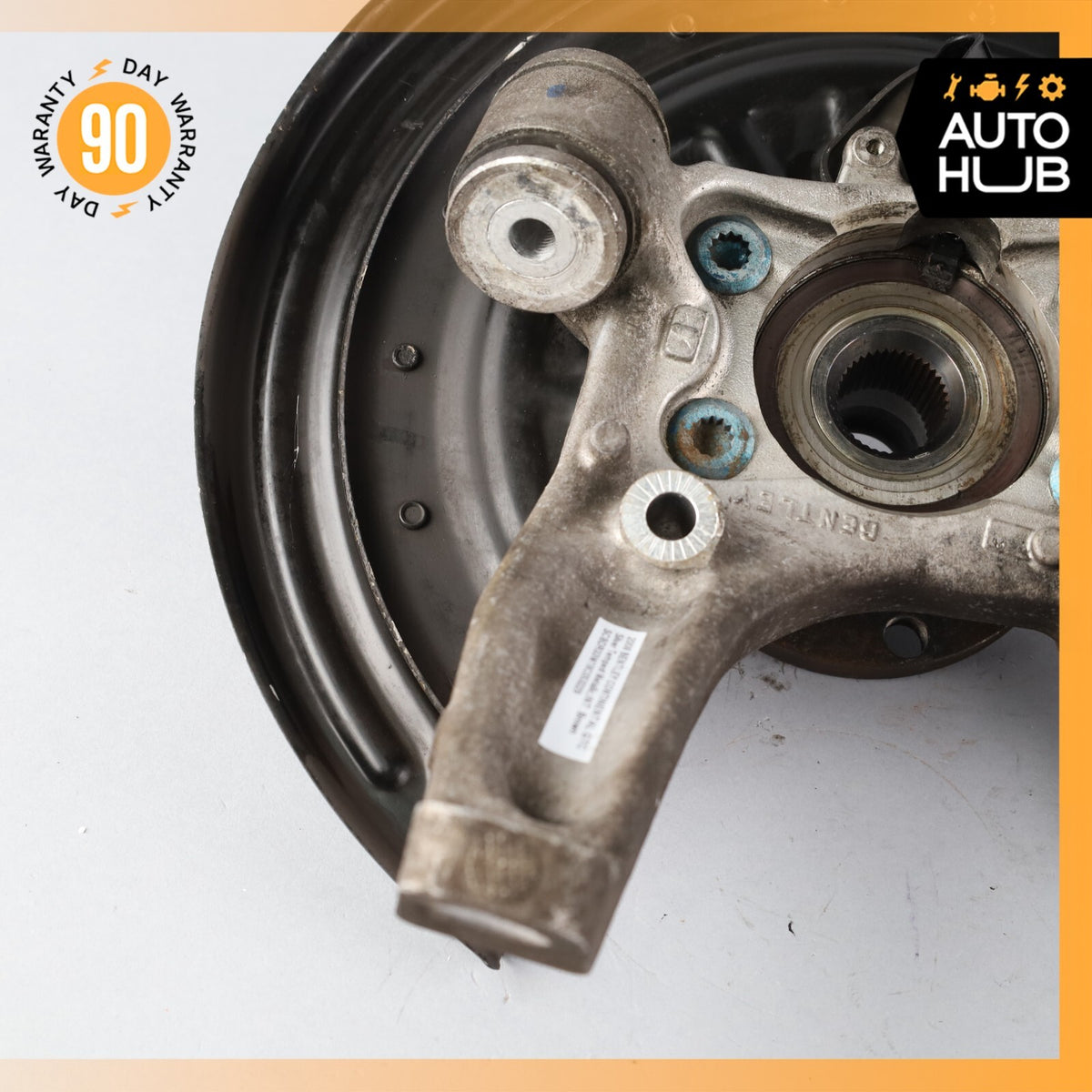 07-11 Bentley Continental GTC Rear Right Side Spindle Knuckle Hub OEM 46k - photo 10