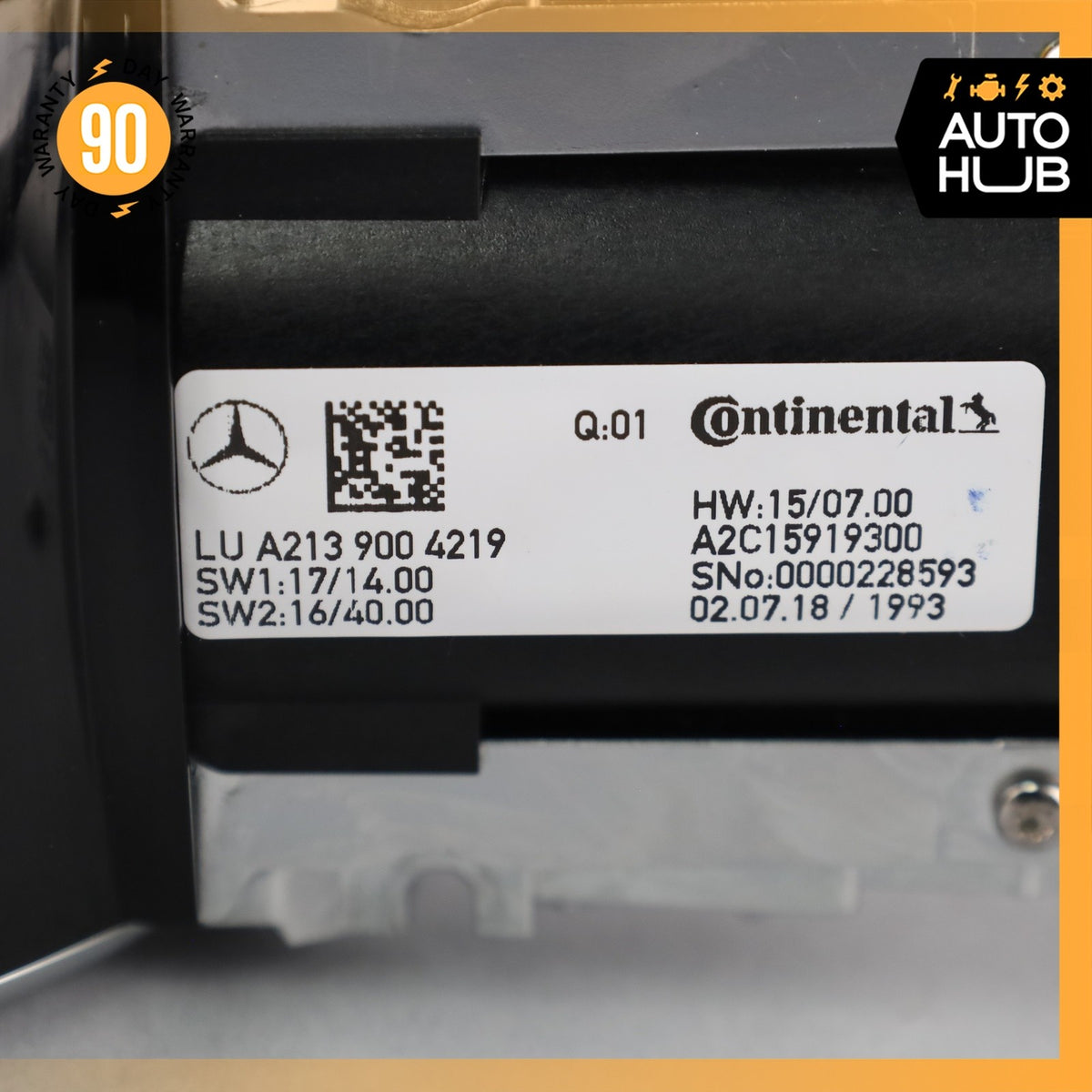 17-23 Mercedes W213 E300 CLS450 Center Console Multi Function Switch Control OEM - photo 14