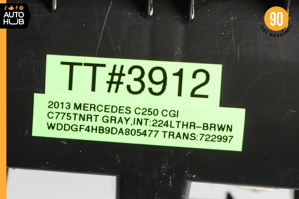 08-17 Mercedes W204 C250 E350 Center Console Ashtray Ash Tray Rear Black OEM - photo 12