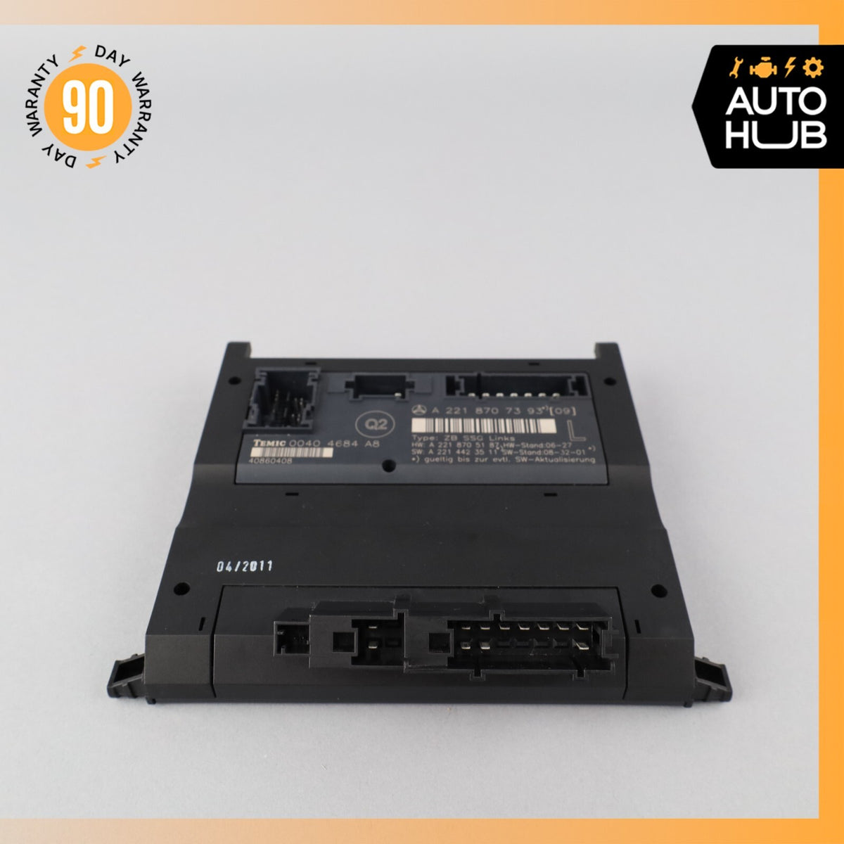 07-13 Mercedes W221 S63 S550 Front Left Driver Side Under Seat Control Unit OEM - photo 5