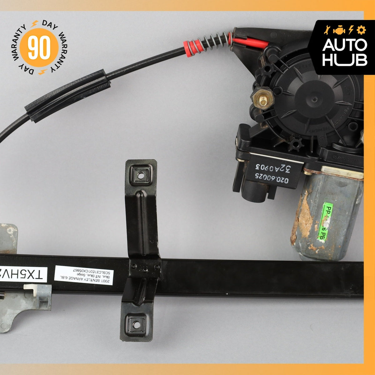 99-09 Bentley Arnage / Rolls Royce Seraph Rear Right Door Window Regulator OEM - photo 5