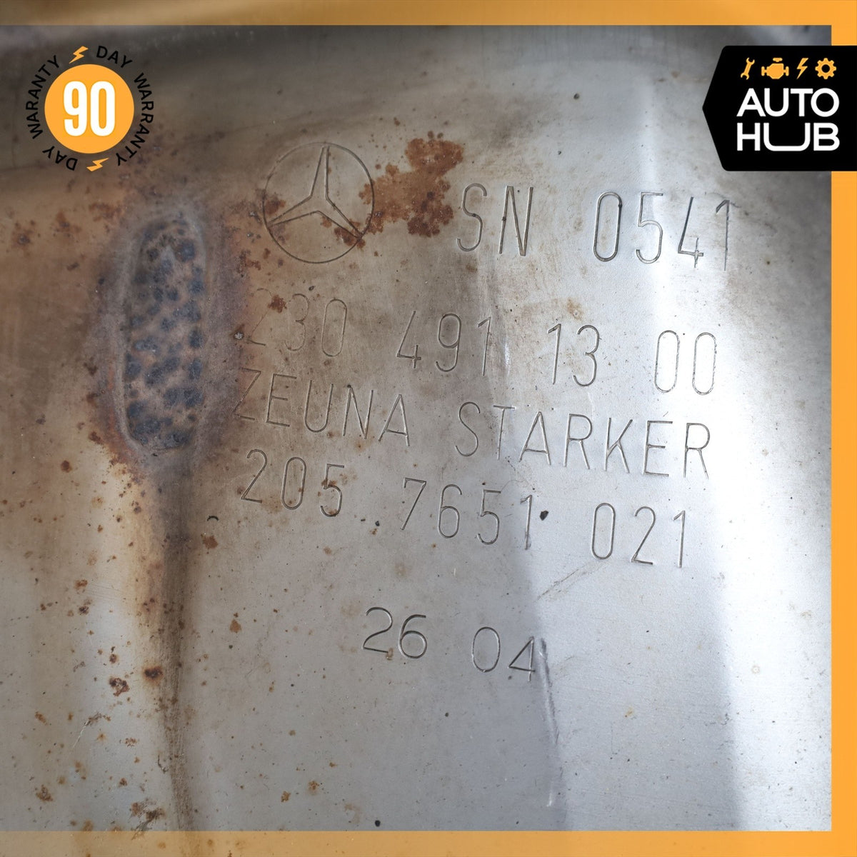 03-06 Mercedes R230 SL500 Left & Right Exhaust Muffler Mufflers Tips Set OEM - photo 14