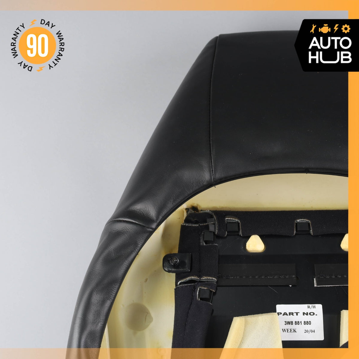 03-06 Bentley Continental GT Front Right Side Seat Upper Back Cushion OEM 96k - photo 11