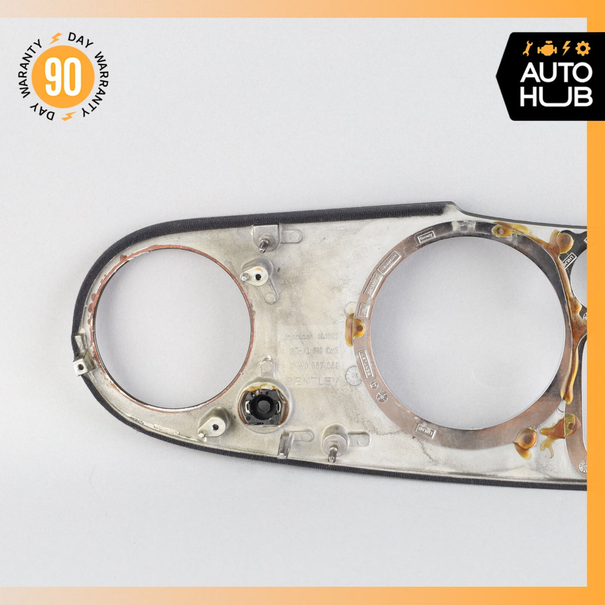 03-13 Bentley Continental GT GTC Dash Panel Speedometer Bezel Trim Wood OEM 73k - photo 8