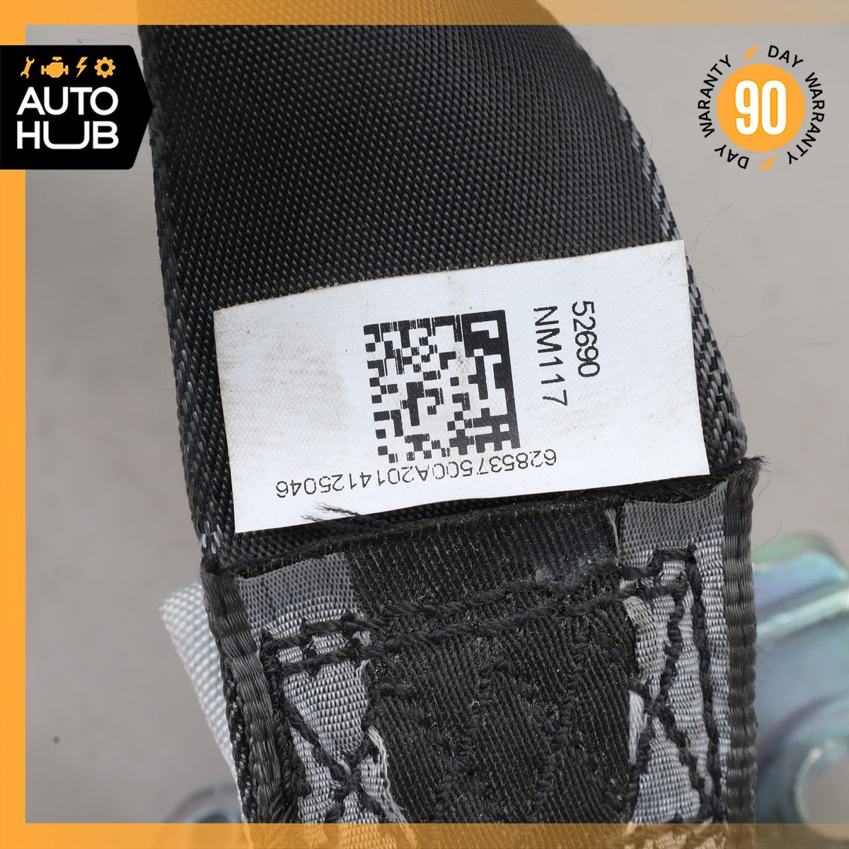 14-17 Mercedes W222 S65 AMG S600 S450 Seat Belt Rear Left Driver Side Black OEM - photo 6