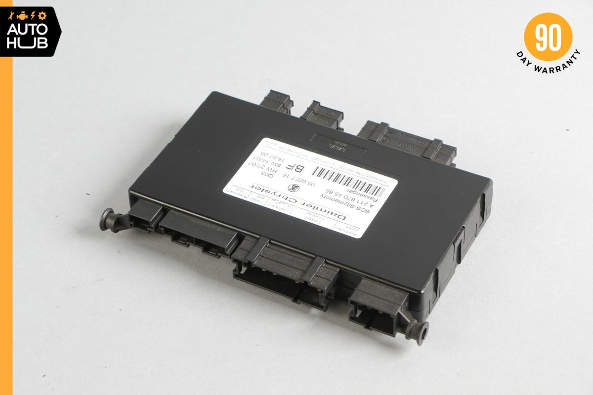 03-12 Mercedes W211 E63 CLS550 Front Right Seat Control Module 2118704585 OEM - photo 3