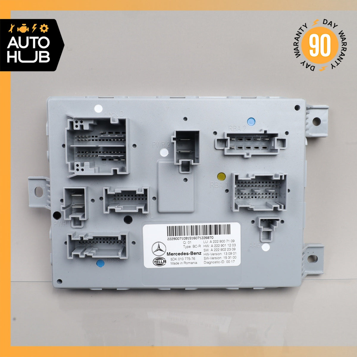 16-19 Mercedes X253 GLC300 Rear SAM Module Control Unit Signal Acquisition OEM - photo 2