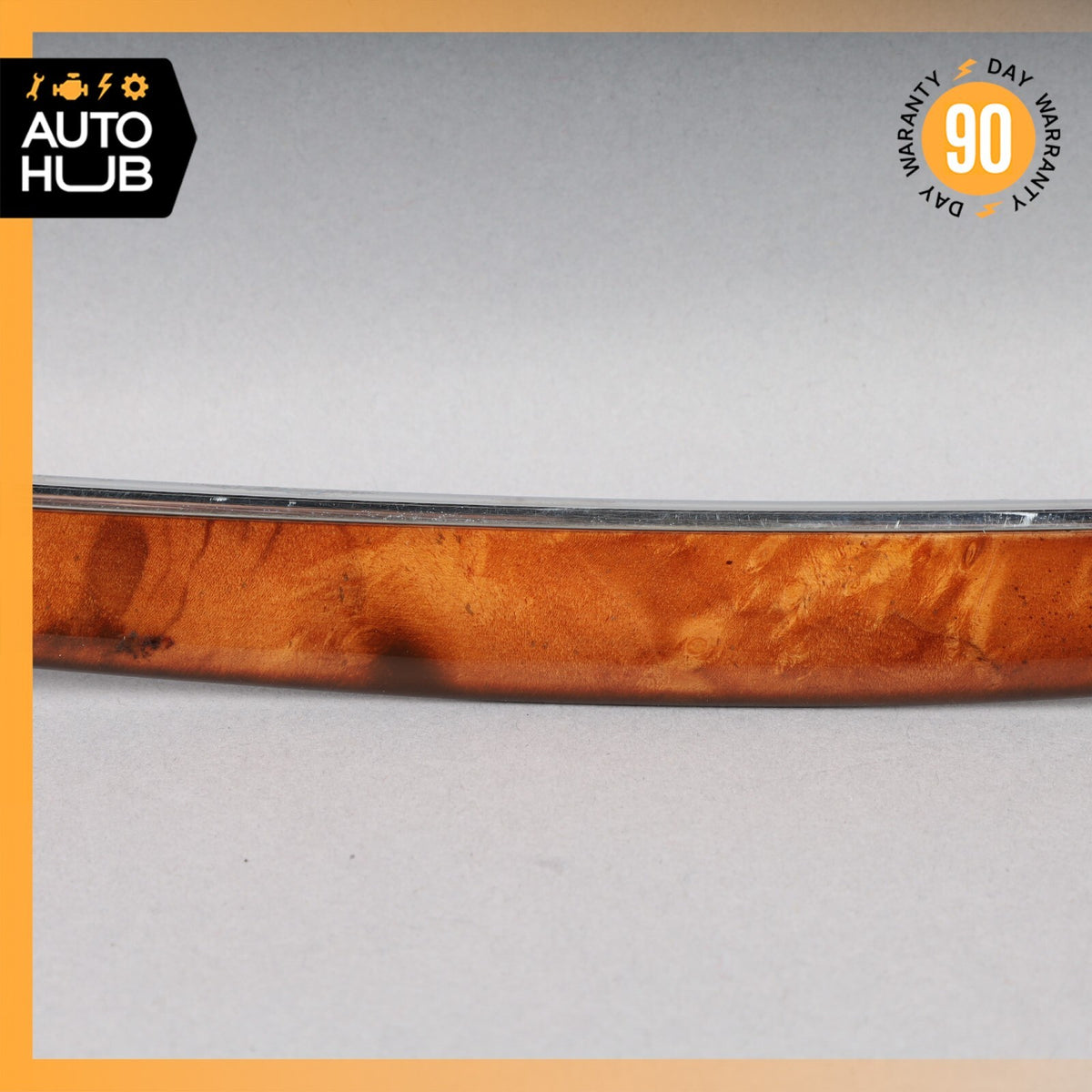 04-09 Mercedes W209 CLK500 CLK550 Rear Right Passenger Side Door Trim Wood OEM - photo 4