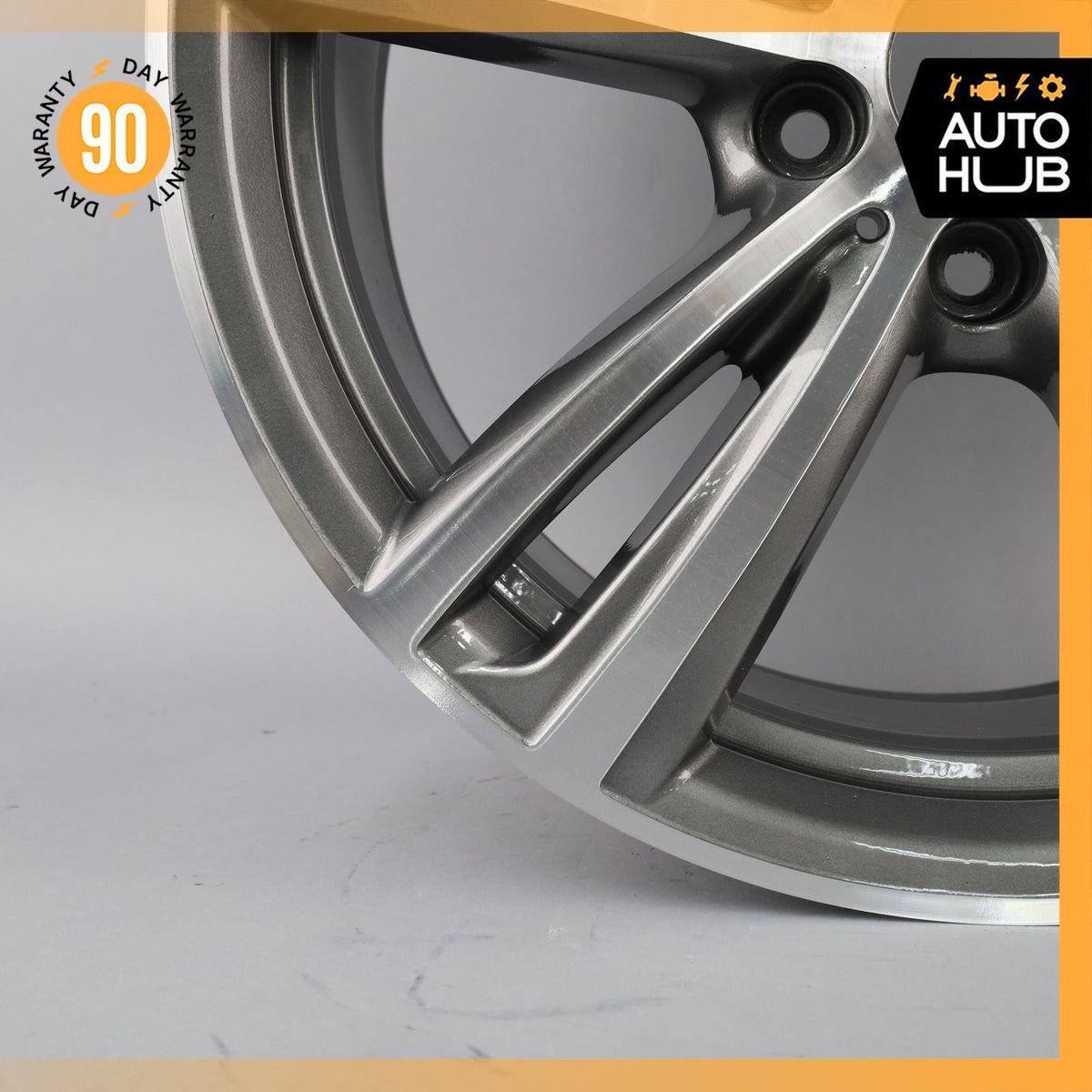 BMW F30 335i 340i 430i 8 x 19 19" Style 442 Front Wheel Rim Polished Gray OEM - photo 5