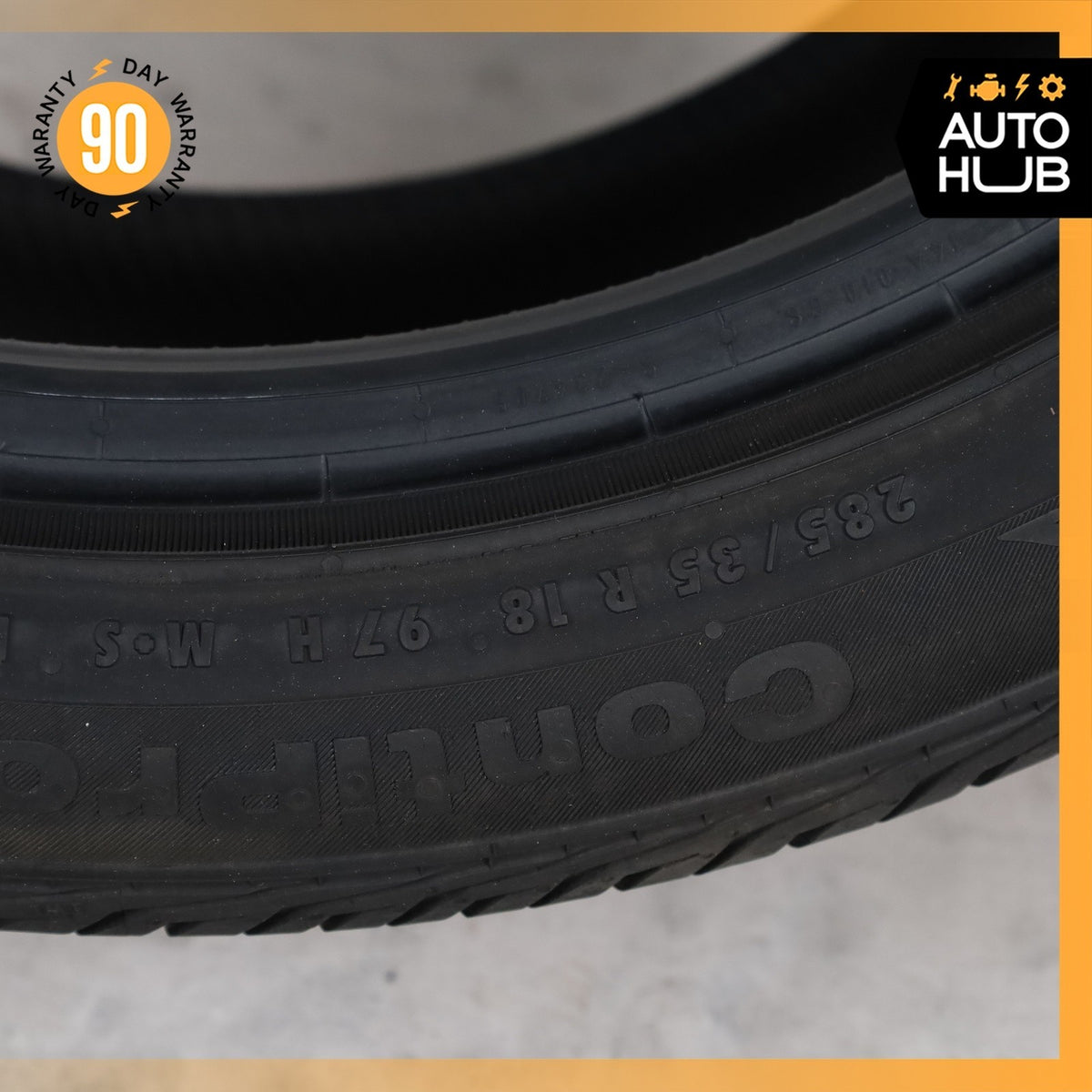 285/35R18 Continental ContiProContact 285 35 18' 97H XL 9/32" Set of 2 Tires - photo 15