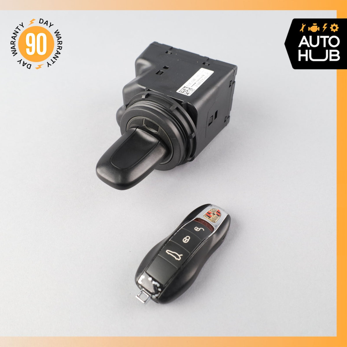 2010 Porsche Panamera 970 Turbo Start Ignition Switch Module w/ Key OEM 87k - photo 2