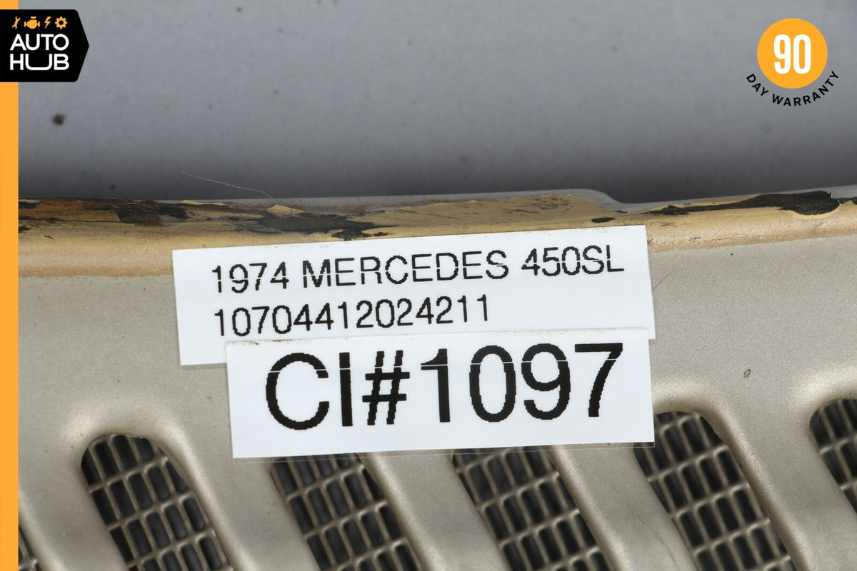 72-89 Mercedes R107 450SL 380SLC Front Right Passenger Side Hood Vent Grill OEM - photo 12