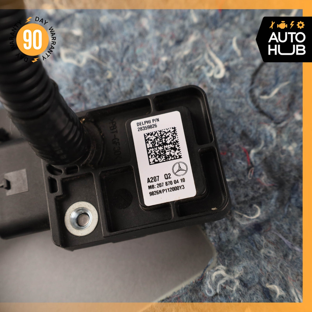 Mercedes W207 E550 Seat Occupancy Sensor SRS Mat 2078700410 OEM - photo 12