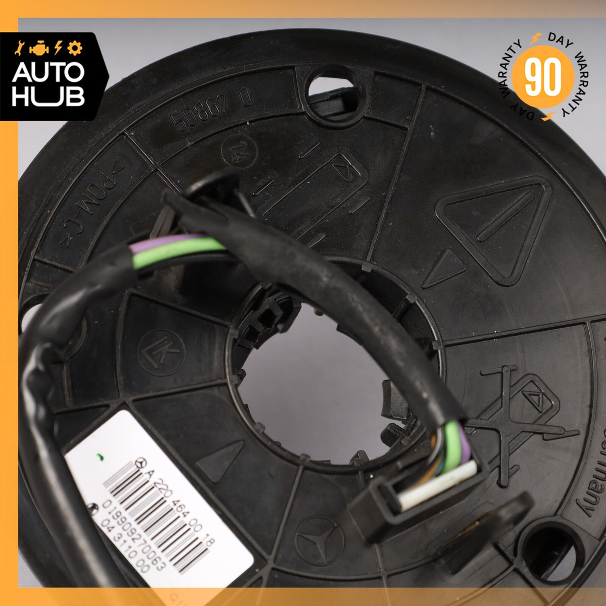 00-06 Mercedes R230 SL500 S350 Steering Column Angle Sensor Clock Spring OEM - photo 3