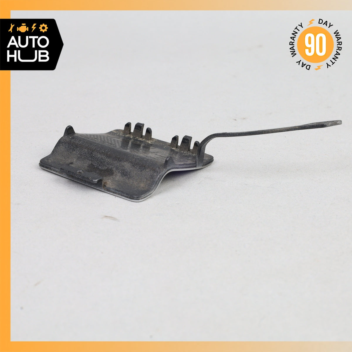 11-16 BMW F10 528i 535i 550i Rear Bumper Tow Hook Cover Cap Silver OEM - photo 9