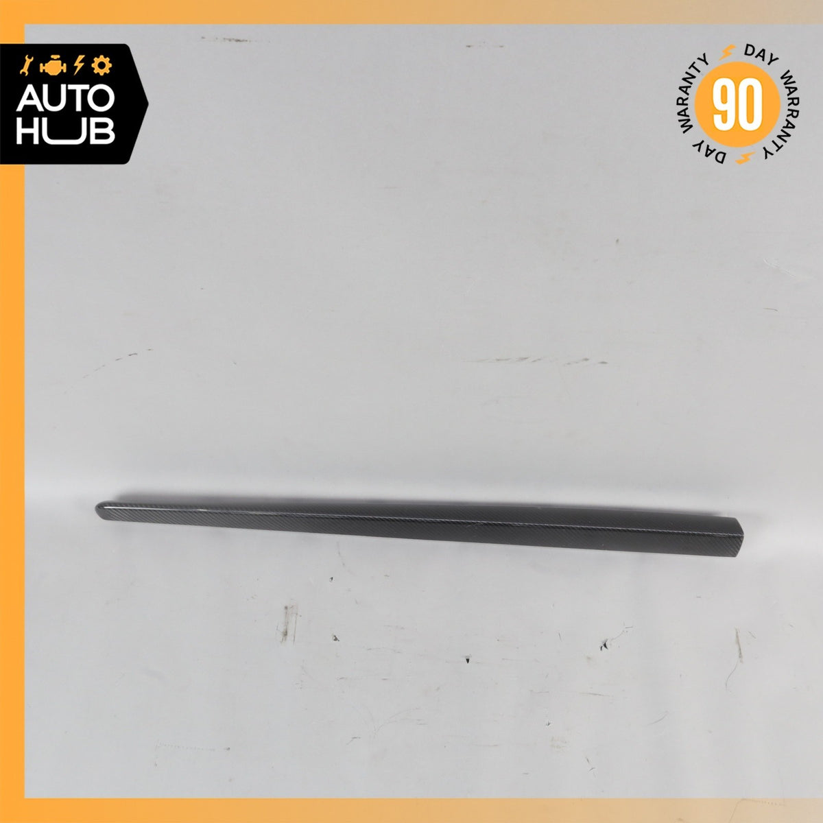 14-20 Mercedes W222 S65 Rear Right Skirt Rocker Panel Molding Trim Carbon OEM - photo 2