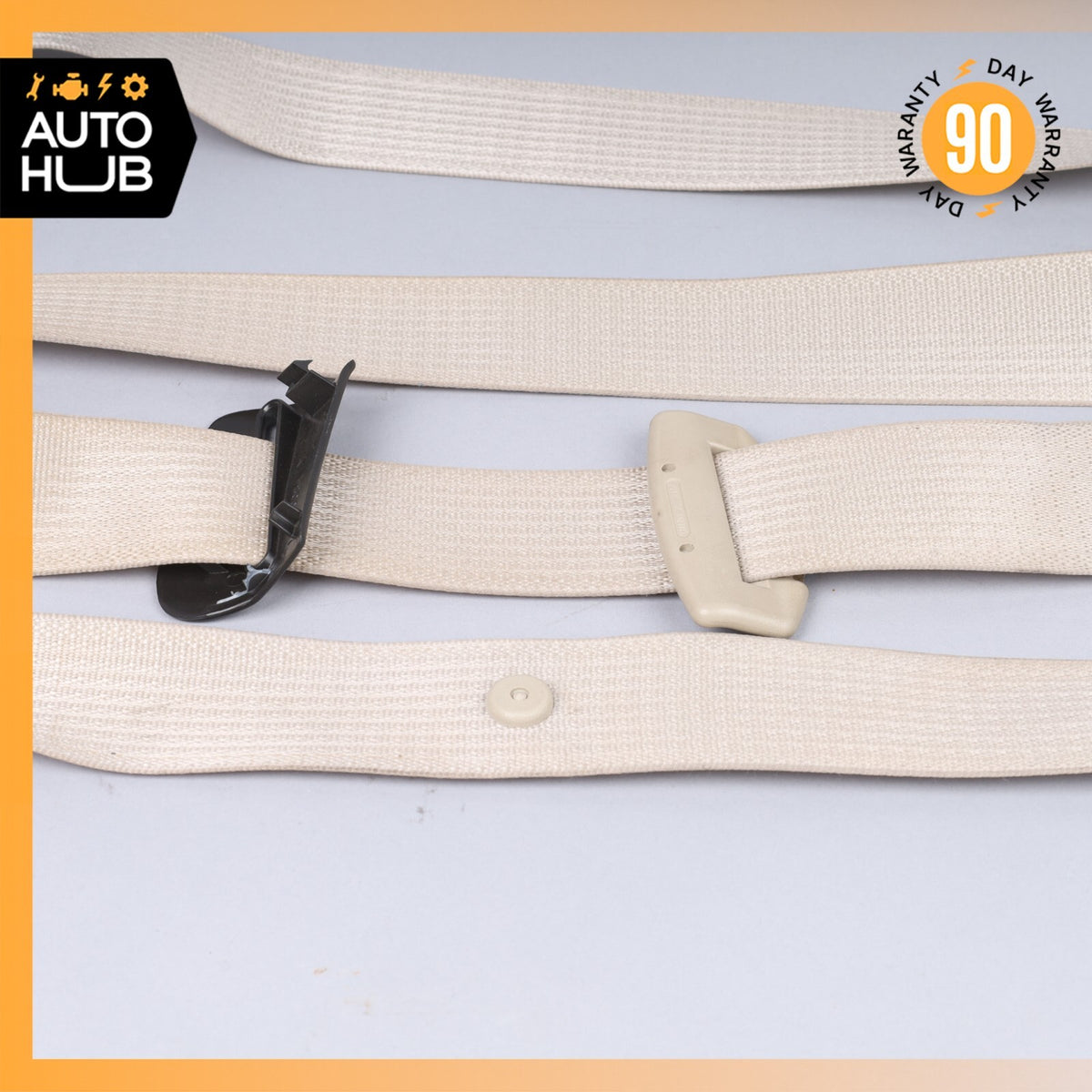 04-06 Cadillac XLR Right Side Seatbelt Seat Belt Retractor Beige 89023216 OEM - photo 9
