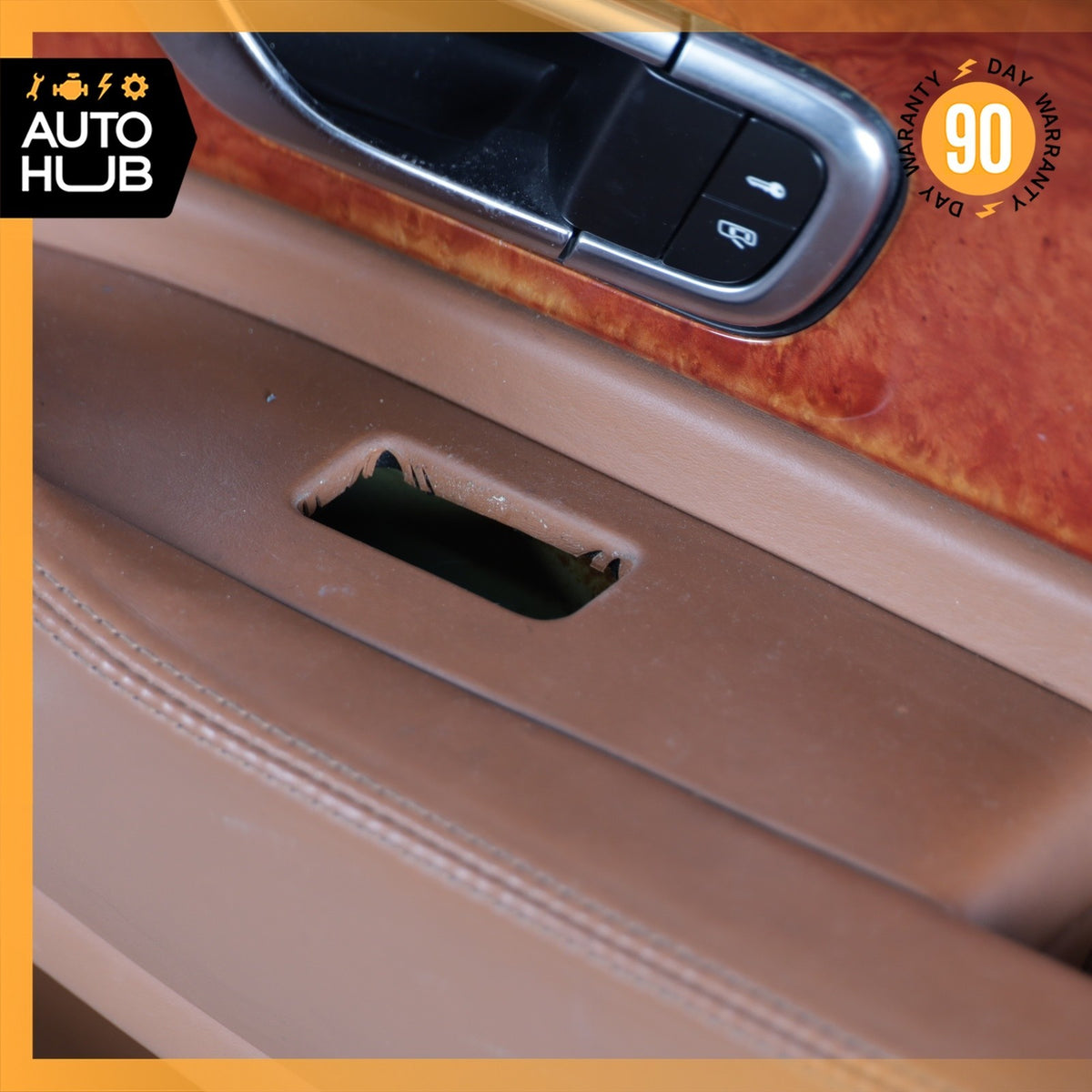 03-10 Bentley Continental GT Right Side Interior Door Panel Brown OEM 87k - photo 7