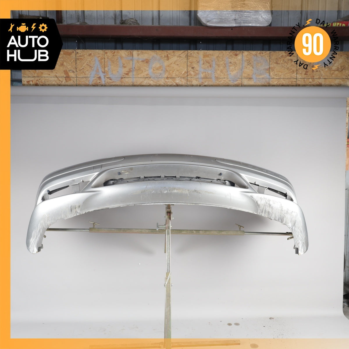 03-06 Mercedes W215 CL500 CL55 AMG Sport Front Bumper Cover Assembly Silver OEM - photo 11