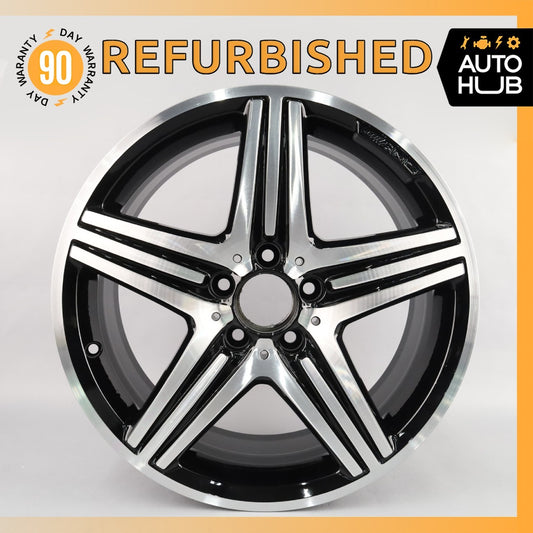 Mercedes W117 CLA250 CLA45 AMG 8 x 18 18'' Wheel Rim Polished Black OEM - photo 1