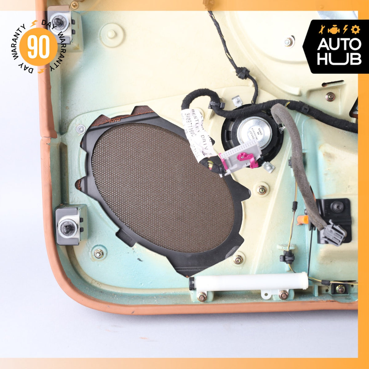 03-10 Bentley Continental GT Left Driver Side Interior Door Panel Brown OEM 53k - photo 14