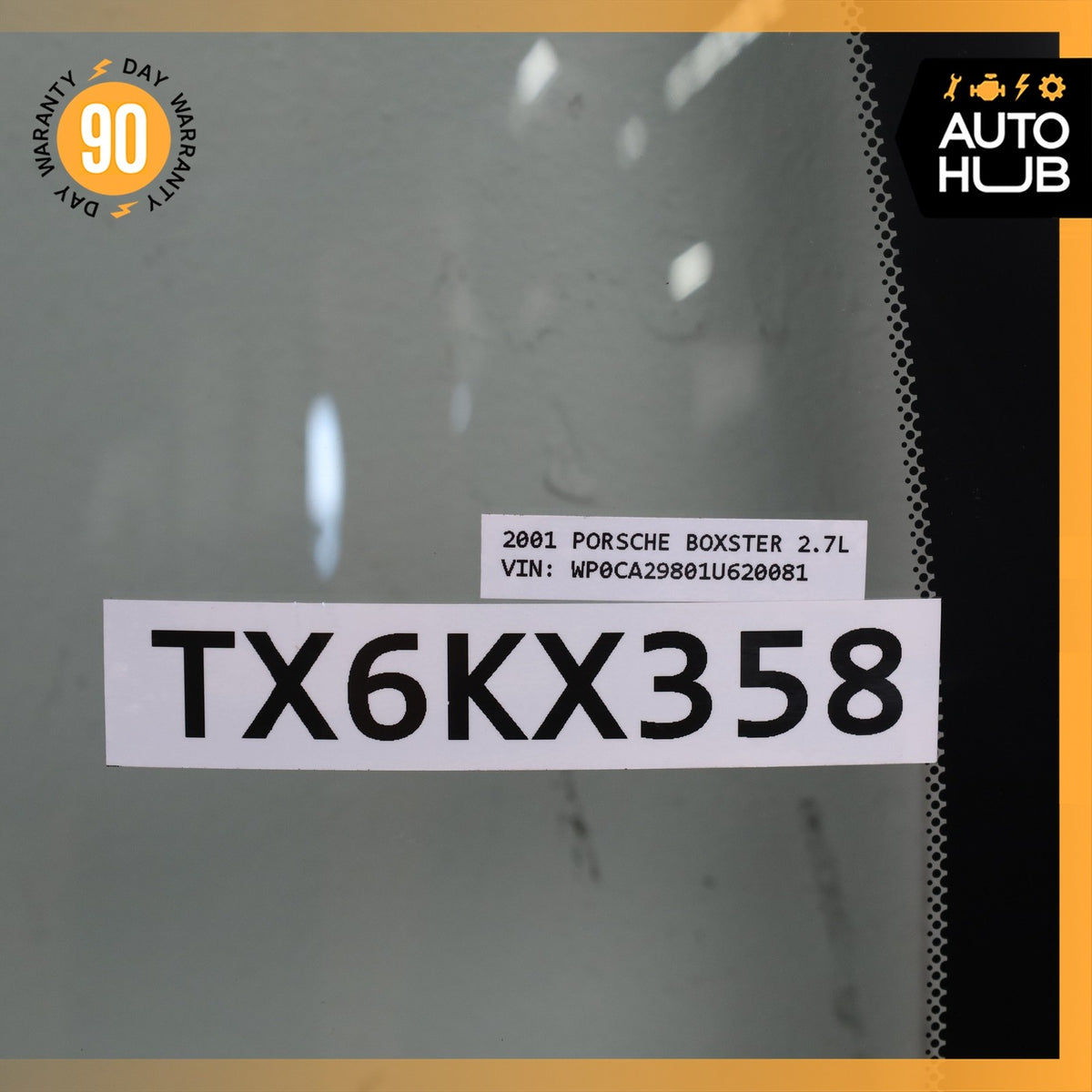 97-02 Porsche Boxster 986 Front Window Windshield Glass OEM - photo 16