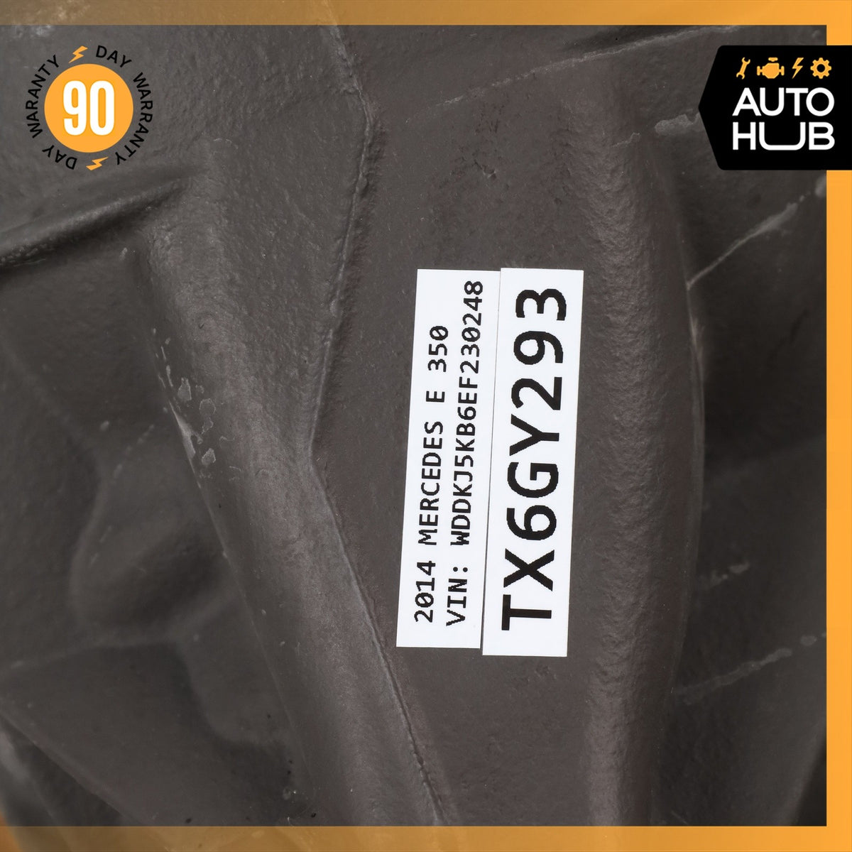 08-16 Mercedes W207 E350 E400 C350 Rear Differential Diff Axle Carrier 2.82 OEM - photo 15