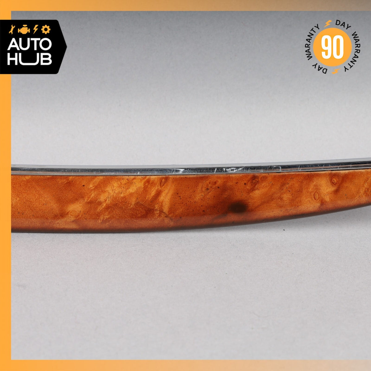 04-09 Mercedes W209 CLK500 CLK550 Rear Right Passenger Side Door Trim Wood OEM - photo 3