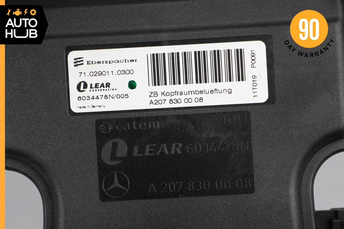 11-20 Mercedes W207 E550 SL550 SL400 Seat Blower Fan Motor Right or Left OEM - photo 11