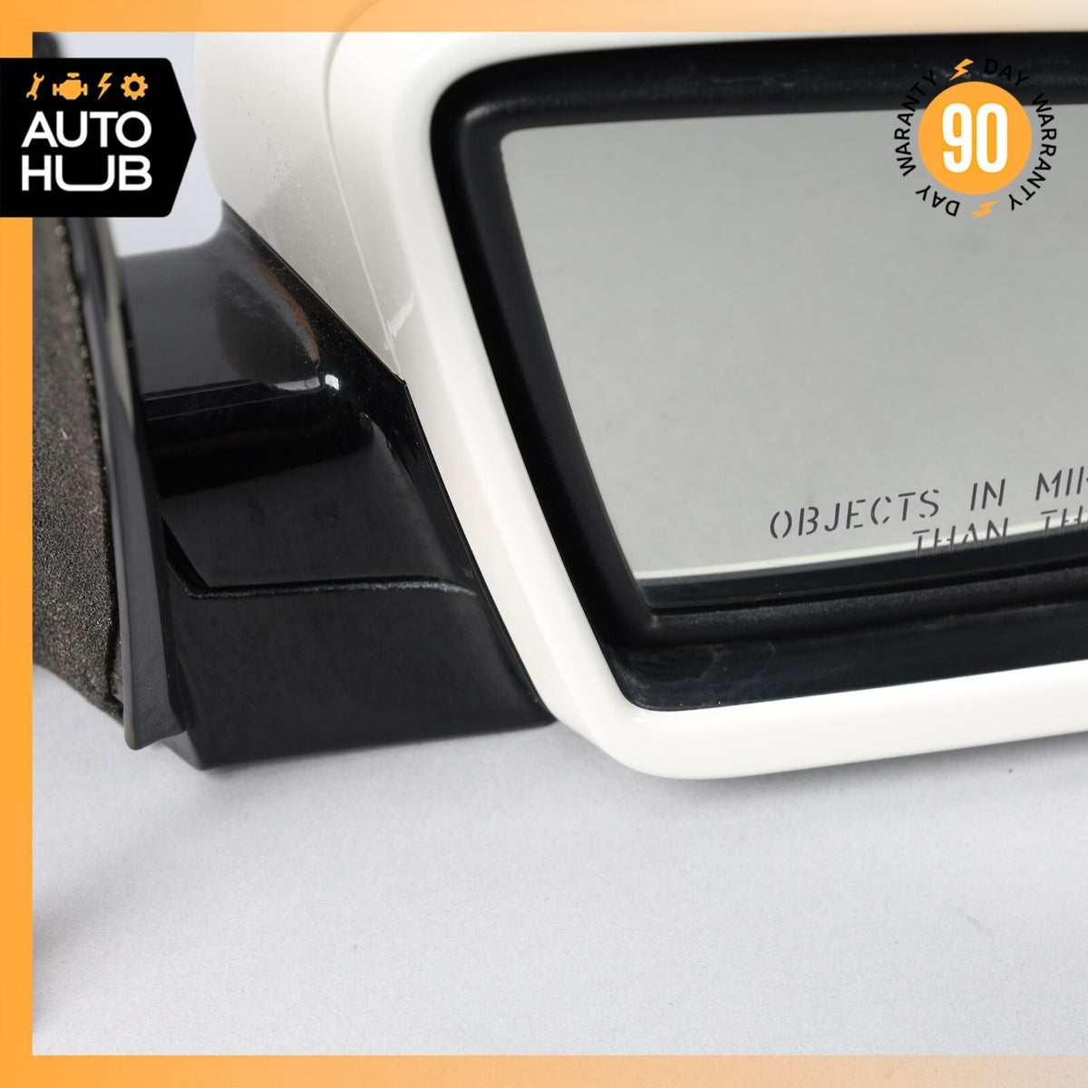06-10 BMW E64 650i Right Side Rear View Door Mirror Alpine White OEM 65k - photo 4