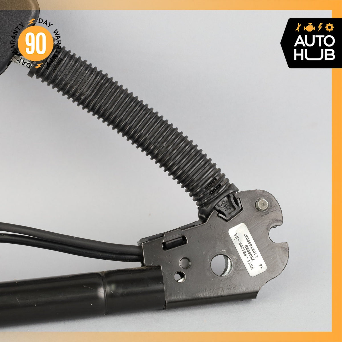00-04 Aston Martin DB7 Vantage Front Left Seat Belt Buckle Black OEM 38k - photo 8