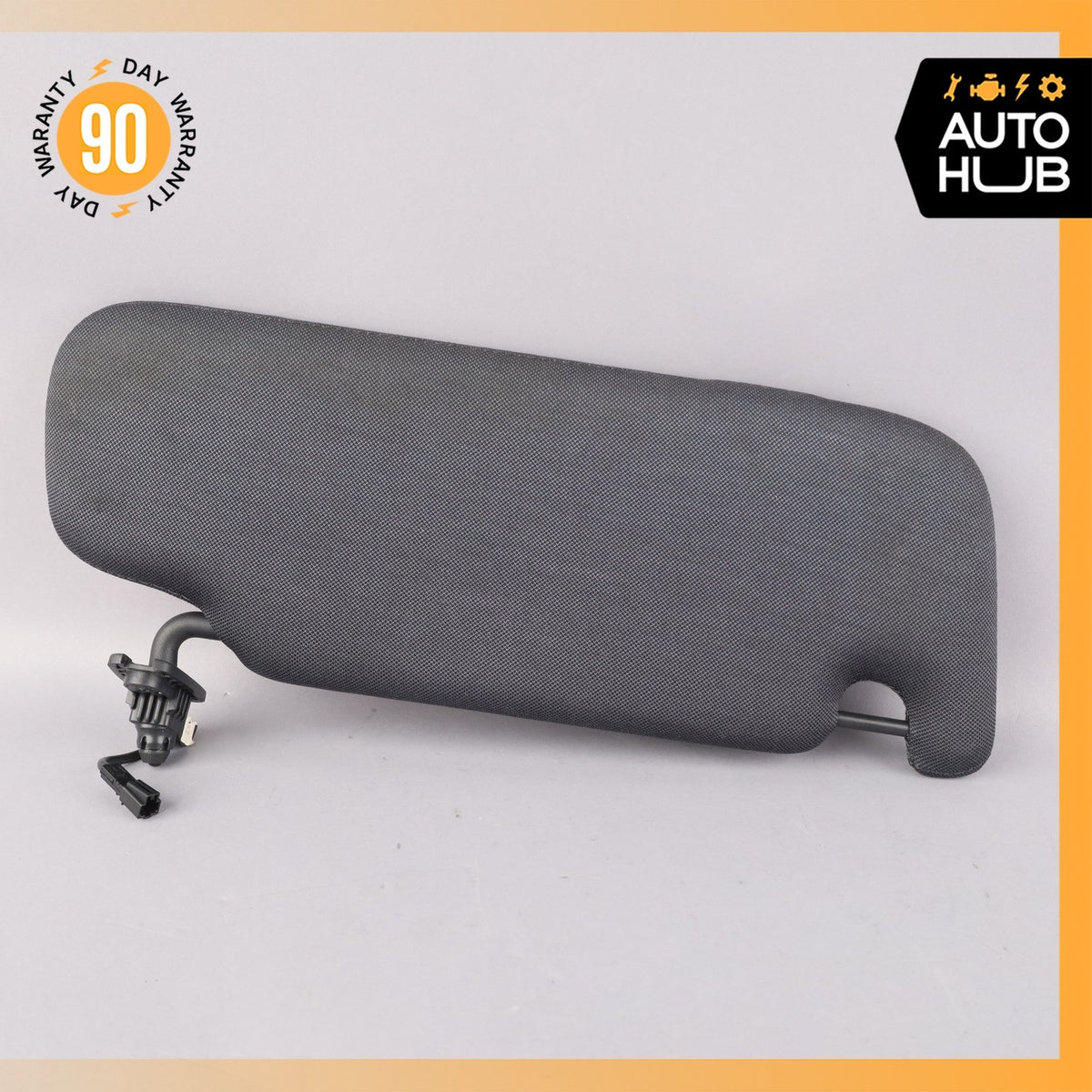 17-24 Maserati Levante M161 Left Driver Side Sunvisor Sun Visor Black OEM 89k - photo 3