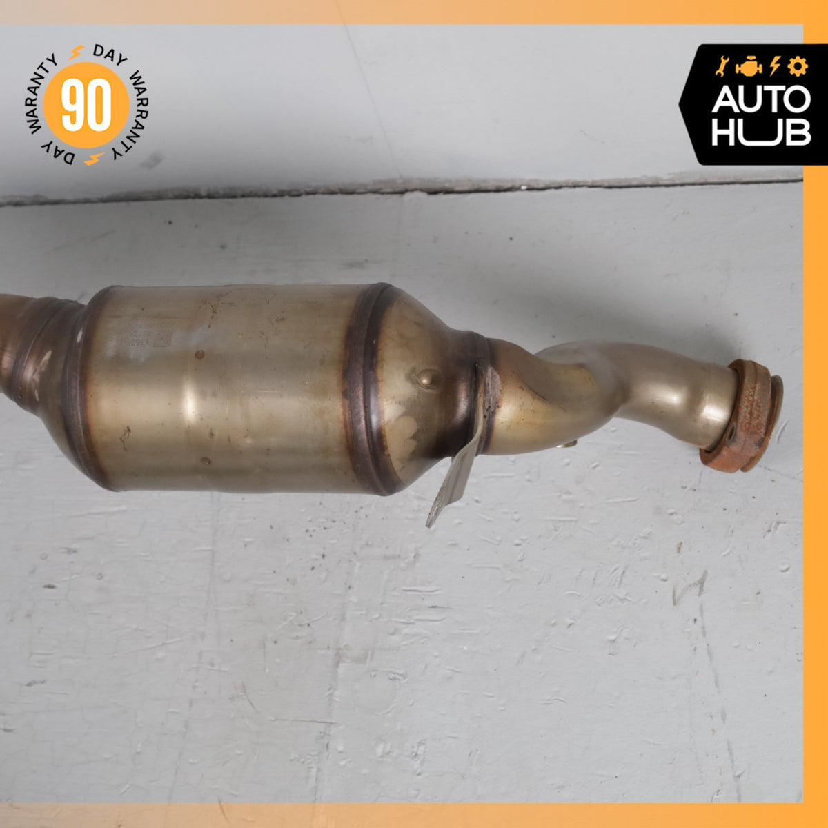 11-14 Mercedes W221 S550 Engine Exhaust Downpipe Resonator Set 2214907336 OEM - photo 15