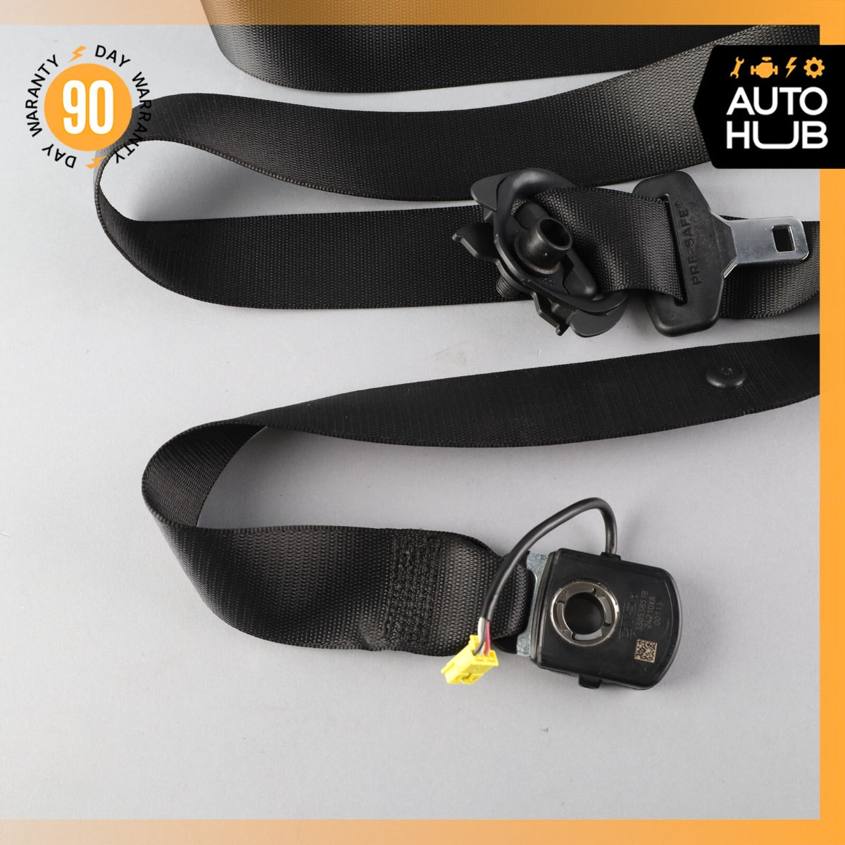 10-13 Mercedes W221 S400 S63 AMG Seat Belt Front Right Passenger Side Black OEM - photo 5