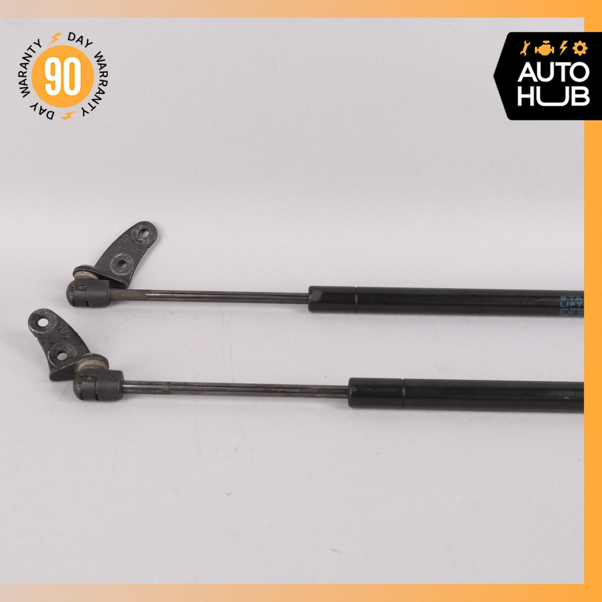 12-20 Tesla Model S Front Hood Shock Strut Set 600660300C OEM 63k - photo 3