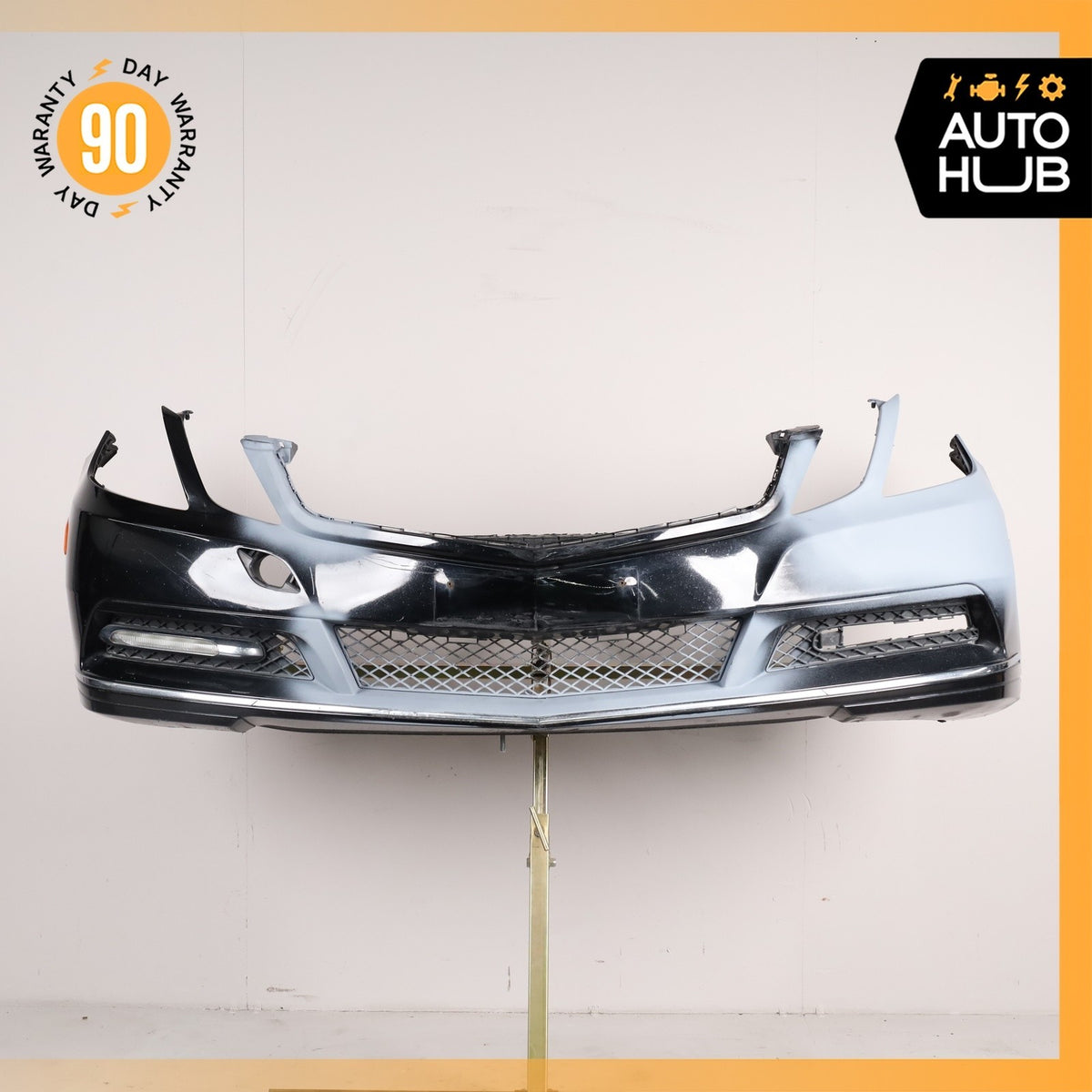 10-13 Mercedes W207 E350 E550 Base Front Bumper Cover Assembly Black OEM - photo 2