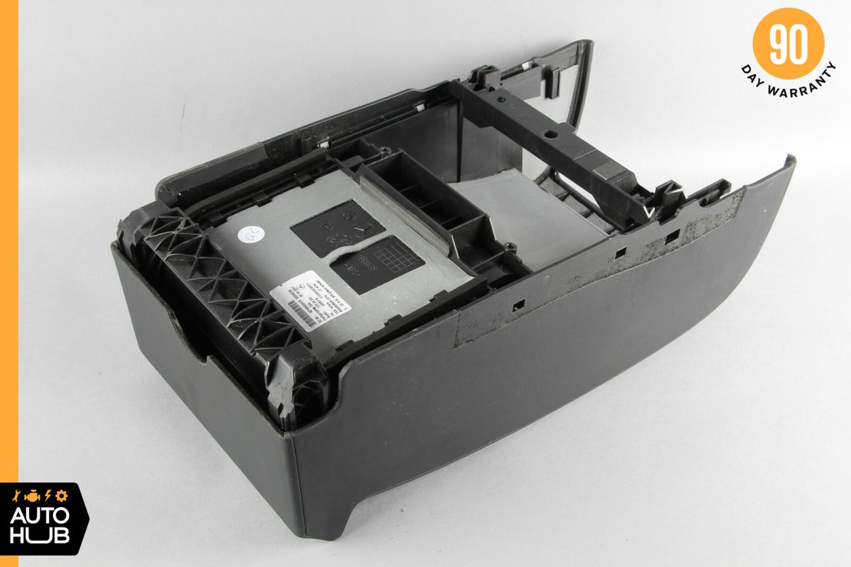 07-10 Mercede W216 CL550 Center Console Rear Storage Compartment Black OEM - photo 10