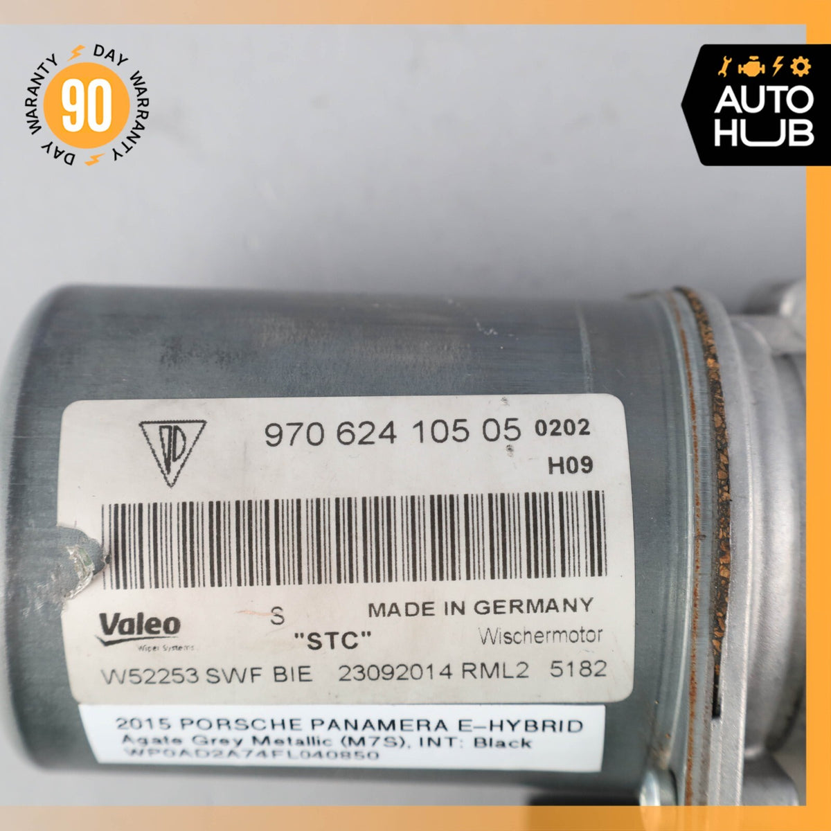 10-16 Porsche Panamera 970 E-Hybrid Windshield Wiper Motor 97062410505 OEM 86k - photo 10
