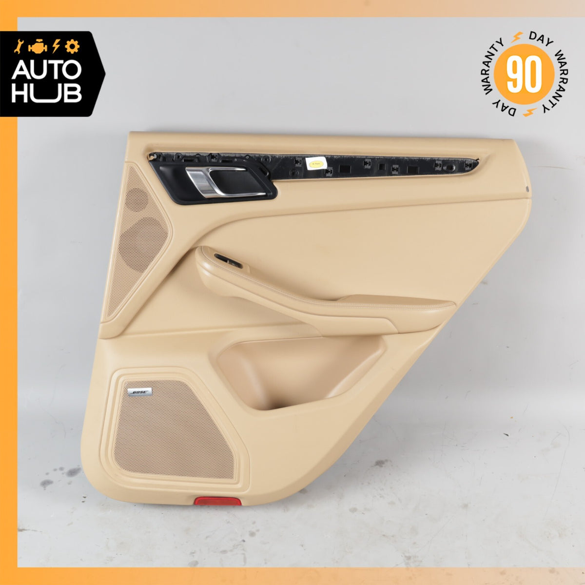 15-24 Porsche Macan S 95B Rear Right Side Interior Door Panel Beige OEM - photo 1
