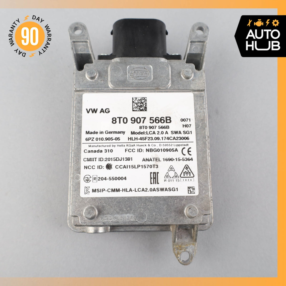 Porsche Cayenne 958 E-Hybrid S Rear Left Lane Assist Blind Spot Radar Sensor OEM - photo 8