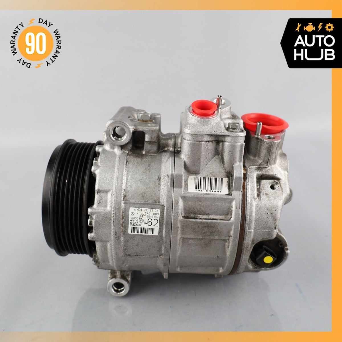 07-12 Mercedes R230 SL550 M273 A/C Air Conditioning Compressor 0012306211 OEM - photo 3