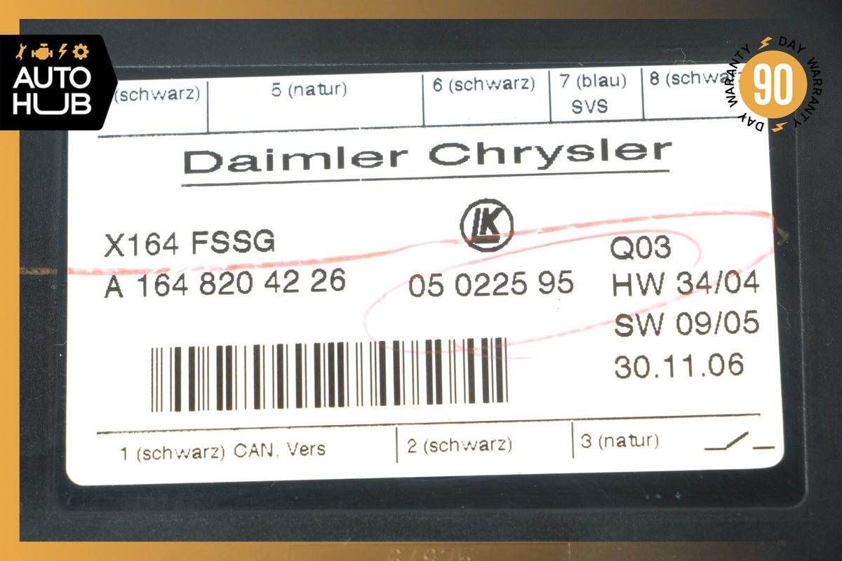 07-12 Mercedes X164 GL450 GL350 Third Seat Row Power Folding Control Module OEM - photo 11