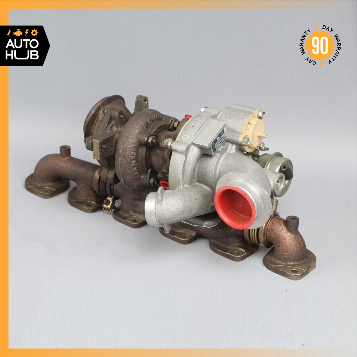 03-06 Mercedes R230 SL600 S600 Turbocharger Turbo Charger Manifold Left Side OEM - photo 2